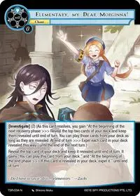 Elementary my Dear Morginna (The Battle at the Sacred Ruins)