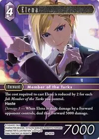 Elena (Gunslinger in the Abyss) — Final Fantasy TCG Card Value