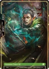 Elf Double sided Resonator Token (Vingolf 3 - Ruler All Stars)