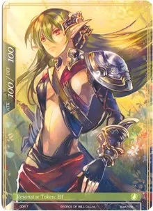 Elf Double sided Resonator Token (Return of the Dragon Emperor)