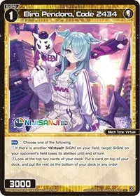 Elira Pendora Code 2434 (Collab Booster: Nijisanji Diva)
