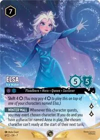 Elsa Ice Maker (Disney Lorcana Promo Cards) — Lorcana TCG Card Value