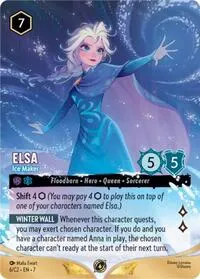 Elsa Ice Maker (Disney Lorcana Promo Cards)