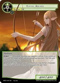 Elvish Archer (Masterpiece "Pilgrim-Memories") — Force of Will Card Value