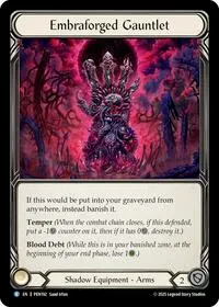 Embraforged Gauntlet (Compendium of Rathe)