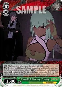 Emerald and Mercury Training (RWBY Premium Booster)