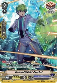 Emerald Shield Paschal SP (V-BT11: Storm of the Blue Cavalry) — Cardfight Vanguard Card Value