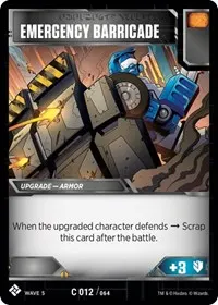Emergency Barricade (Titan Masters Attack)