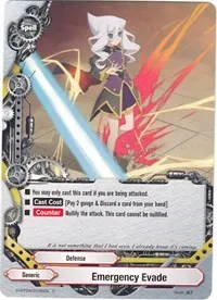 Emergency Evade (Mikado Evolution) — Future Card BuddyFight Card Value