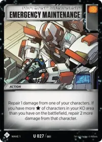 Emergency Maintenance (Wave 1)