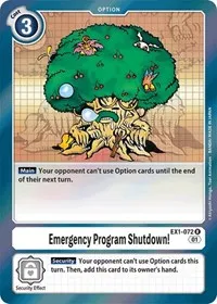 Emergency Program Shutdown (Classic Collection) — Digimon Card Game Card Value