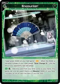 Encounter (Welcome Back Diva -selector-) — WIXOSS Card Value