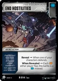 End Hostilities (Titan Masters Attack) — Transformers TCG Card Value