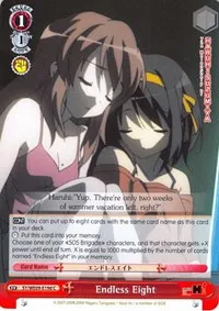 Endless Eight D (The Melancholy of Haruhi Suzumiya Extra Booster) — Weiss Schwarz Card Value