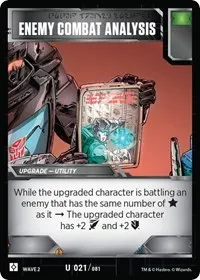Enemy Combat Analysis (Rise of the Combiners)