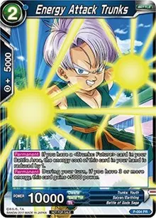 Energy Attack Trunks Foil Version (Promotion Cards)