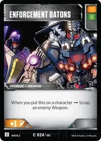 Enforcement Batons (Rise of the Combiners)