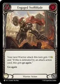 engaged swiftblade blue (Blitz Deck: Heavy Hitters - Olympia)