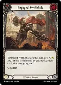 engaged swiftblade red (Blitz Deck: Heavy Hitters - Olympia)