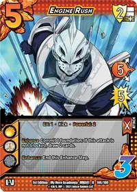 Engine Rush (UniVersus: My Hero Academia) — UniVersus Card Value