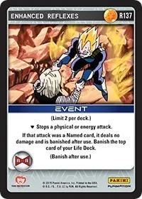 Enhanced Reflexes (Panini: Evolution) — Dragon Ball Z TCG Card Value