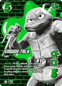 Enough Talk Alternate Art (Teenage Mutant Ninja Turtles)