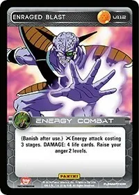 Enraged Blast (Panini: Set 1) — Dragon Ball Z TCG Card Value