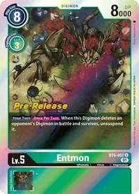 Entmon (Double Diamond Pre-Release Cards) — Digimon Card Game Card Value
