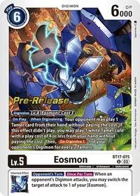 Eosmon BT17 075 (Secret Crisis Pre-Release Cards)