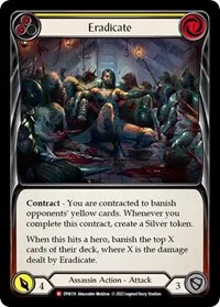 Eradicate (Dynasty) — Flesh & Blood TCG Card Value