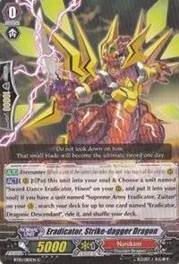 Eradicator Strike dagger Dragon (BT10: Triumphant Return of the King of Knights)