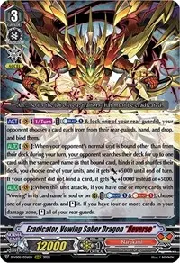 Eradicator Vowing Saber Dragon Reverse (D-VS05: V Clan Collection Vol.5)