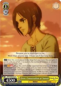Eren Conversation at Sunset (Attack On Titan: Final Season)