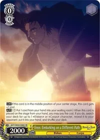 Eren Embarking on a Different Path SR (Attack On Titan: Final Season)