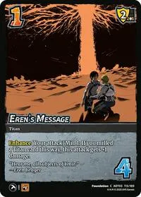 Erens Message (Attack on Titan: Apocalypse)