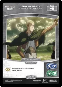 Erwin Smith Commanding Presence (Attack on Titan) — MetaX TCG Card Value