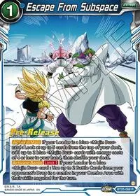 Escape From Subspace (Legend of the Dragon Balls Pre-Release Cards)