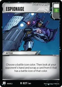 Espionage (Rise of the Combiners) — Transformers TCG Card Value