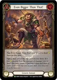Even Bigger Than That Blue FAB060 (Flesh and Blood: Promo Cards)