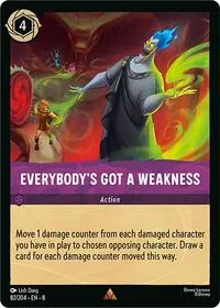 Everybodys Got A Weakness (Reign of Jafar) — Lorcana TCG Card Value