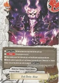 Evil Deity Altar (Lord of Hundred Thunders) — Future Card BuddyFight Card Value