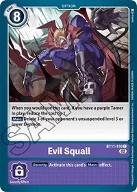 Evil Squall (Dimensional Phase) — Digimon Card Game Card Value