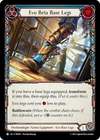 Evo Beta Base Legs Blue (Compendium of Rathe) — Flesh & Blood TCG Card Value