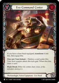 Evo Command Center FAB207 (Flesh and Blood: Promo Cards) — Flesh & Blood TCG Card Value