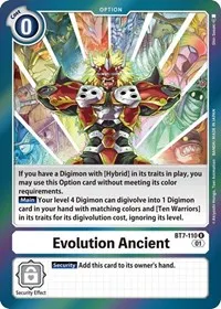 Evolution Ancient (Next Adventure) — Digimon Card Game Card Value