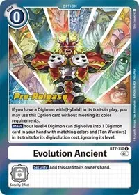 Evolution Ancient (Next Adventure Pre-Release Cards)