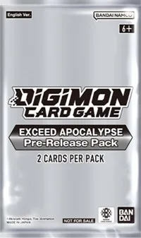 Exceed Apocalypse Pre Release Pack (Exceed Apocalypse Pre-Release Cards) — Digimon Card Game Card Value