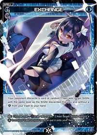 EXCHANGE Parallel Foil (Vertex Diva) — WIXOSS Card Value