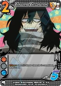 Exhausted Exclamation (UniVersus: My Hero Academia: Heroes Clash)