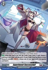 Experiment Successful (D-BT05: Triumphant Return of the Brave Heroes) — Cardfight Vanguard Card Value